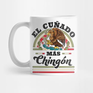 El Cuñado Mas Chingon Mexican Flag Cool Brother In Law Mug